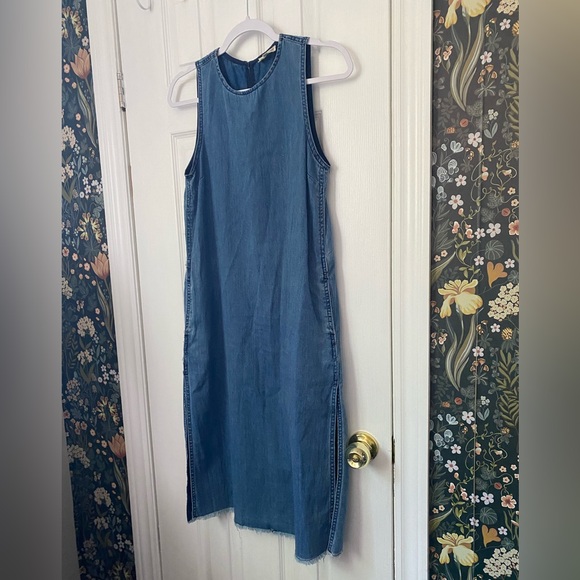 🦋WILFRED FREE🦋 denim blue dress - Picture 2 of 13